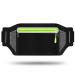 Winzwon Passelts for Cell phone fadebag gifts for women and men runners waterproof sports hip pocket money belts run accessories for jogging fitness cycling and traveling black