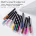 12 Colors Matte Liquid Eyeliner Set - Waterproof & Smudgeproof Matte Eye Liner Pen for Women - Buy Online on GoSupps.com