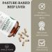 Grass Fed Beef Liver Capsules - 100% Pasture Raised Supplement No Fillers 120 Count - Boost Iron & Energy 3 000mg Serving - 30-Day Supply - Buy Online on GoSupps.com
