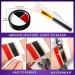 DE LANCI Black White Red Face Body Paint Kit - Long Lasting Waterproof Clown Makeup for Halloween & Special Effects | Professional SFX Face Painting with Brush - Buy Online on GoSupps.com
