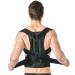 Posture Corrector for Men and Women Spine Back Support Brace with Adjustable Breathable Lumbar Support Belt for Neck Shoulder Pain Relief (Size : XXL) (X)