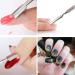 Premium Stainless Steel Nail Art Palette - Makeup Color Mixing Tool for Professionals | International Shipping Available - Buy Online on GoSupps.com
