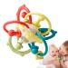 Lambo Babies bite rattles |Bitering ball gripping plates sensory biting toys a stem pedagogical preschooler learning play for boys girls babies newborns