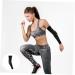 Mobestech Sports Arm Sleeves | Elbow Cushion Support Brace | Elbow Strap - Black - International Shipping Available - Buy Online on GoSupps.com