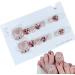 Vbnuyhim Glitter Press On Toenails Glitter Artificial Toenail Sparkling Cat's Eye Toenail Manicure Art Toenail for Summer for Women Girls - Buy Online on GoSupps.com
