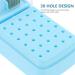 FRCOLOR 2 in 1 Nail Drill Bits Holder 30 Holes Nail Art Drill Bits Stand Display Storage Box Transparent Storage Holder Nail Drill Bits Cleaner Manicure Tools-Blue - Buy Online on GoSupps.com