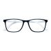 Zippo Reading Glasses with Soft Lines Ideal for Men and Women Black White Rods 1.0 x