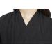 Kimono Style Salon Client Gown - 43 Inch Long (Black) | Hair Salon Smocks Capes - Buy Online on GoSupps.com