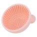 Makeup Brush Cleaning Bowl Cosmetic Brush SkinFriendly Cleaner Flexible Professional Soft Silicone for Makeup Artist for Home Travel