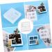 NUOBESTY 2pcs Box Flower Pot Mold Silicone Molds Resin Molds Holder Molds Simple Diy Mold Epoxy Storage Box Whitex2pcs 10.6X10.6X3.3CMx2pcs - Buy Online on GoSupps.com