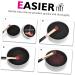 POPETPOP 12 Sets Makeup Sponge Tools Silicone Brush Cleaner Color Removal Cleaner Sponge Eye Shadow Makeup Brush Makeup Supply Cleaning Sponge Make up Makeup Tools Activated Carbon Sponge - Buy Online on GoSupps.com