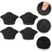 NOLITOY Comfort Shoe Inserts - 2 Pairs for Men & Women | Track Shoes & Gym Sneakers Heel Pads | Sponge Protection - Black 11.5x8cm - Buy Online on GoSupps.com
