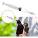 Hand Baby Bird Feeding Syringes Feeding Tube Parrot Liquid Food Feeding Needle for Baby Birds with Feeding Spoon for Pet Sick Bird Parrot Feed Milk and Medicine White - Buy Online on GoSupps.com