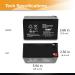 Casil 12V 7Ah Replacement Battery for Haijiu HG-7-12 | International Shipping Available - Buy Online on GoSupps.com