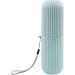 Paodduk Travel Toothbrush Holder Case | Dustproof Portable Toothbrush Cup for Camping Business Trips & School - Blue - Buy Online on GoSupps.com