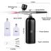 TIQTAK Cordless Airbrush Kit - Portable Makeup & Nail Art Tool for Model Coloring, Cake Decoration, Tattoo & Barber - Black - Buy Online on GoSupps.com