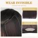 Cisyia 4PCS Dark Brown Hair Toppers: Synthetic Extensions for Thinning Hair - Invisible Hairpieces for Volume - Daily Use- Double 4 and 8 Extensions - Buy Online on GoSupps.com
