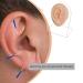 Soft Silicone Right Ear Model with Acrylic Stand - Ideal for Suture Practice and Jewelry Display - Buy Online on GoSupps.com