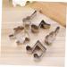 Milisten 5 Pcs Professional Baking Supplies Heart Shaped Molds Stainless Steel Baking Molds Musical Instrument Molds Musibi Molds Cookie Molds Biscuit Cake Fruit Set medium Silver - Buy Online on GoSupps.com