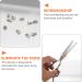Minkissy Metal Shear Onion Cutter for Animal Hair Cutting - 10 Pack Enhances Shearing Efficiency - Buy Online on GoSupps.com