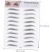 Housoutil 2pcs 3d Eyebrow Stickers Natural Eyebrow Stickers Imitation Eyebrow Tool Eyebrow Trimming 6d - Buy Online on GoSupps.com