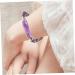 SOIMISS Bracelet Beaded Trim Girls Bracelet Trendy Bracelets Bead Braclet Natural Crystal Colored Beaded Bracelet Girl Wrist Decor Decorative Chakra Bracelet European and American Decorate 6X0.8XM Purple - Buy Online on GoSupps.com