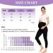 Aomig Women's Maternity Leggings Over Bump | Stretchy Adjustable Pregnancy Pants | High Waisted Belly Support | Elastic Waist | Full Length Cropped Pants | M 2pcs-m - Buy Online on GoSupps.com