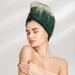 Hair Towel Wrap - Quick Drying Turban with Button | Fog Forest Color - Buy Online on GoSupps.com