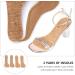 2 Pairs Abaodam Women's Heel Cushion Inserts - Cork Adhesive Shoe Insoles for Comfort and Support - Buy Online on GoSupps.com