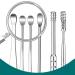 Fublazeze 6 Pcs Ear Wax Removal Kit - Stainless Steel Portable Earwax Cleaner Set w/ Keychain - Spiral & Spring Ear Spoons included for Ear Cleaning Tool Set - Buy Online on GoSupps.com