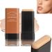 Cooklesa Hydrating Lightweight Foundation Stick with Brush Korea Flawless Eraser Foundation Stick Multiuse Foundation Stick Makeup Lightweight Foundation Stick Makeup Built-In Foundation Brush (#2 1) #2 1 count (Pack of 1)