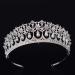 SSNUOY Pearl Wedding Tiara - Silver Rhinestone Bridal Crown for Women | Princess Hair Accessories - Buy Online on GoSupps.com