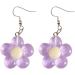 Shop Feyley Earrings | Colorful Resin Flower Dangle Earrings for Parties - Violet Charm Jewelry - Buy Online on GoSupps.com