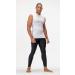 DEVOPS Sleeveless Men's Athletic Compression Shirts Large 3 Pack - White (Gray Trim) - Size 0 - Buy Online on GoSupps.com
