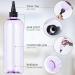 Yebeauty Clear Purple Hair Color Applicator Bottle 2 Pack - 500ml Hair Dye Bottles with Twist-On Cap for Precise Application | International Shipping Available - Buy Online on GoSupps.com