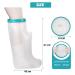Polaland Waterproof Leg Protector for Plaster - Adult & Children's Shower Bandage Cover - Buy Online on GoSupps.com
