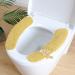 Hadeeong 4Pairs Plush Warm Toilet Seat Covers - Washable & Reusable Seat Pads for Winter - Fits All Toilet Seats - Buy Online on GoSupps.com