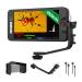 Osee T5+ 5.5 Inch Daylight Visible 1000nits DSLR Camera Field Monitor with 3D LUT HDR Wide Color Gamut Video Monitor 4K-HDMI Expose Focus Assist DC Input Output One-Key Operation T5 Plus