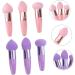 DRESSOOS 2 Sets Beauty Pen Mushroom Facial Sponge Beauty Kit Cosmetic Supplies Face Sponges Makeup Applicator Dry Foundation Sponge Brush Skin Friendly Beauty Egg Purple Travel Emulsion - Buy Online on GoSupps.com