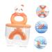 U-Shaped Silicone Toothbrush for Children | Healeeved | Dustproof & Safe | Smallkind 11x7cm Orange - Buy Online on GoSupps.com