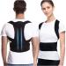 Posture Corrector for Men and Women Back Posture Brace Clavicle Support Stop Slouching and Hunching Adjustable Back Trainer (Color : Black Size : Large) Feito na China Full moon lofty ambition