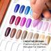 Fayme 216 Colors Nail Tips Display Book | DIY Nail Art Color Chart & Painting Display Board - Black - Buy Online on GoSupps.com