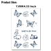 Iconic Black Butterfly Finger Tattoo Sticker for Women - Tazimi Realistic Semi-Permanent Temporary Tattoos - Buy Online on GoSupps.com