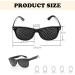 3 Pieces Eye Trainers: Perforated Glasses for Vision Improvement & Relaxation | Foldable & Comfortable Black Raster Glasses - Buy Online on GoSupps.com