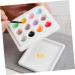  CORHAD Nail Art Palette Beauty Manicure Tray Mixing Plate For - Buy Online on GoSupps.com
