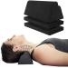MOILO Cervical traction device EVA foam neck stretcher neck and shoulder relaxer stretcher promotes spinal health alignment (Black)