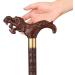 Portable Walking Stick Wood Carving Crutches Cane Walking Aid for Elderly Pregnant Women WoodenCanes for Men and Women Made in China Run forward - Buy Online on GoSupps.com