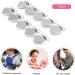 DANOAH 10Pcs Heart Shaped Suspender Clips - Baby Teething Blanket & Pacifier Holder Set - Buy Online on GoSupps.com