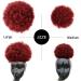 Afro Puff Drawstring Ponytail for Black Women Short Kinky Curly Afro Ponytail Synthetic Hair Afro Bun Drawstring Ponytail for Women(red/Small size(Pack of 2) Small size(Pack of 2) Red - Buy Online on GoSupps.com