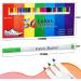 Fabric Markers Set of 30 Colors - Permanent Fabric Marker Pens for T Shirts, Clothes, Canvas - No Bleed Fine Tip - Ideal for Kids - Buy Online on GoSupps.com